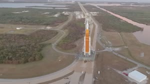 Artemis II Rollback to VAB Timelapse