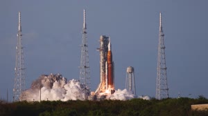 Artemis II Liftoff Slow Motion