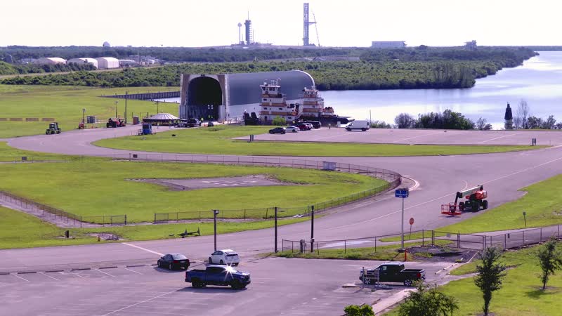 Artemis III Weather Shield Core Stage Timelapse