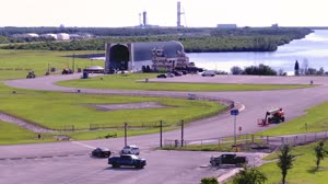 Artemis III Weather Shield Core Stage Timelapse