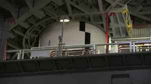 Artemis III Booster Stacking - LAC Mated in VAB