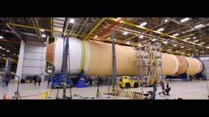 NASA Connects All Major Structures of Artemis II Moon Rocket Core Stage