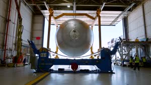 Artemis IV Liquid Oxygen Tank Prepares for Hydrostatic Proof Testing