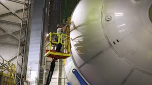 Artemis IV Liquid Oxygen Tank Prepares for Hydrostatic Proof Testing