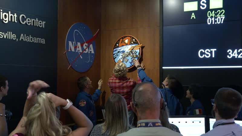 Crew-4 Mission Astronauts Make Debut Visit to Marshall