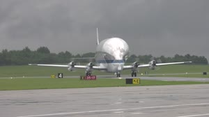 NASAâ€™s Super Guppy Delivers SLS Rocket Test Hardware to Marshall