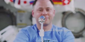 Moving Water in Space - 8K Ultra HD