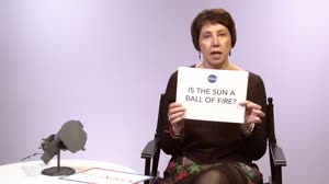 #AskNASAâ”ƒIs the Sun a ball of fire?