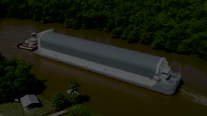 Core Stage Arrival and Installation (narrated)