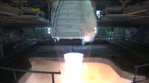 NASA Conducts Hot Fire of RS-25 Certification Engine