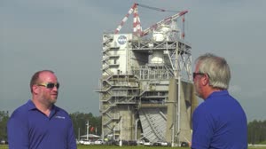 S23-000 NASA Enters Stretch Run in Critical Moon Rocket Engine Test Series