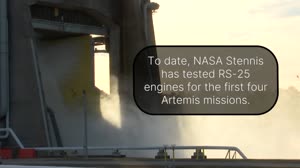 NASA Resumes RS-25 Testing with 1st Hot Fire of 2024