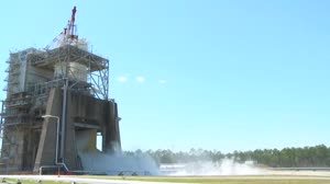 NASA Continues Artemis Moon Rocket Engine Test Series