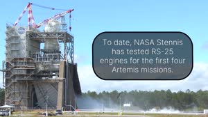 NASA Continues Artemis Moon Rocket Engine Test Series