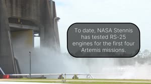 NASA Continues Artemis Moon Rocket Engine Test Series