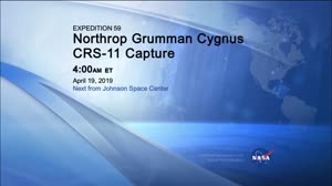 Cygnus CRS-11 Rendezvous and Capture - April 19, 2019