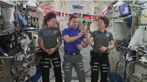Expedition 61 Inflight with Fort Worth Academy