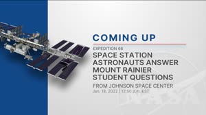 Expedition 66 Space Station Astronauts Answer Mount Rainier Student Questions - Jan. 18, 2022