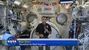 Expedition 66  Astronaut Raja Chari Answers Colorado Student Questions - Feb. 18, 2022