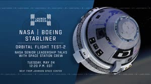 NASA-Boeing Starliner Orbital Flight Test-2- NASA Senior Leaderships Talks to Space Station Crew