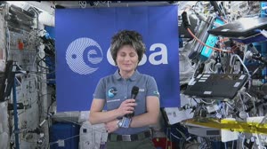Expedition 67 Astronaut Samantha Cristoforetti Talks with World Economic Forum - May 25, 2022