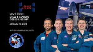 Expedition 68 NASAâ€™s SpaceX Crew-6 Leaders Discuss Mission - Jan. 25, 2023