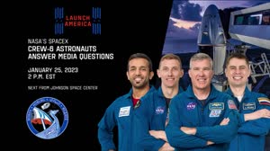 Expedition 68NASAâ€™s SpaceX Crew-6 Astronauts Answer Media Questions -  Jan. 25, 2023