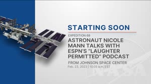 Expedition 68 Astronaut Nicole Mann Talks with ESPNâ€™s â€œLaughter Permittedâ€ Podcast - Feb. 23, 2023
