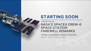 Expedition 69 NASAâ€™s SpaceX Crew-6 Space Station Farewell Remarks - Aug. 31, 2023