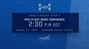 NASA's SpaceX Crew-7 Post-Flight News Conference
