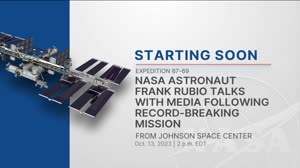 NASA Astronaut Frank Rubio Talks with Media Following Record-Breaking Mission - Oct. 13, 2023