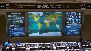 U.S. ASTRONAUT, CREWMATES ARRIVE AT SPACE STATION