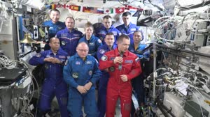 Change of Command of International Space Station Takes Place