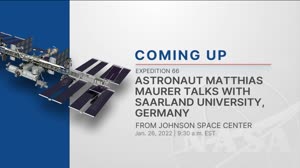 Expedition 66 Astronaut Matthias Maurer Talks with Saarland University, Germany - Jan. 26, 2022