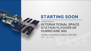 Expedition 67 International Space Station Flyover of Hurricane Ian - Sept. 26, 2022