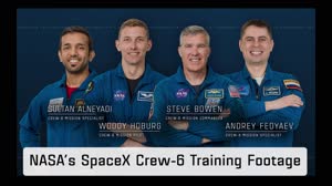 NASA's SpaceX Crew-6 Training Footage Resource Reel