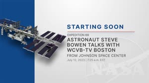 Expedition 69 Astronaut Steve Bowen Talks with WCVB-TV Boston