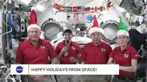 Happy Holidays from the Expedition 70 Crew