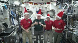 Space Station Astronauts Offer Holiday Greetings â€“ Monday, December 22, 2025