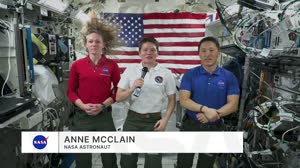 Expedition 73 Astronauts Recognize Independence Day - Thursday, July 3, 2025